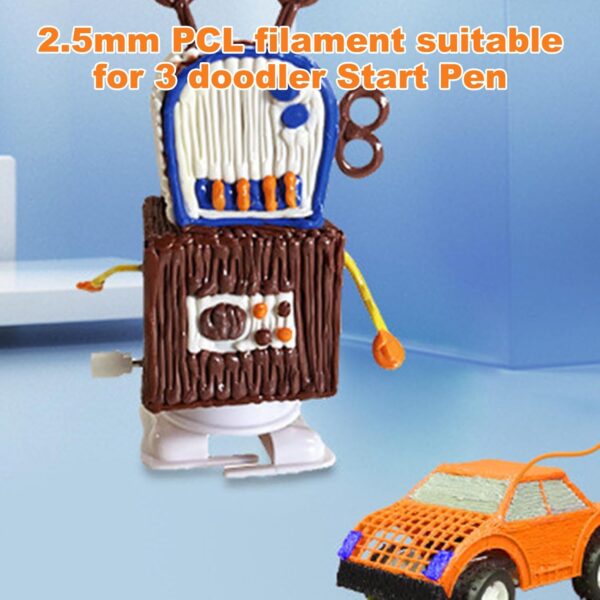 3D Pen Filament - 32 Colors Drawing Pen Refill Filament | 3D Pen Filament Refills | 160 Colors 3D Pen Refills | 3D Doodler Pen Refills | Printing Pen Filament | Pen Filament Refill for Doodler Start - Image 4