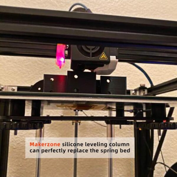 Ender-3 V2 Bed Leveling Kit: with Silicone Column Solid Mounts Compatible with Ender 3/ Pro/, Ender-5/5 Plus/5 Pro, CR-10, CR-10 V2 3D Printers, Easy to Install and Remove - Image 6