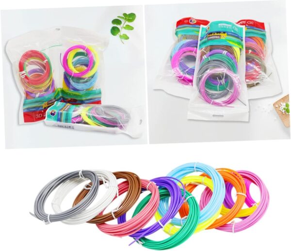 3D Printing Pen Filament Set Pctg Plastic 10 Assorted Colors 1.75mm for Boys and Girls and Educational Toys - Image 3