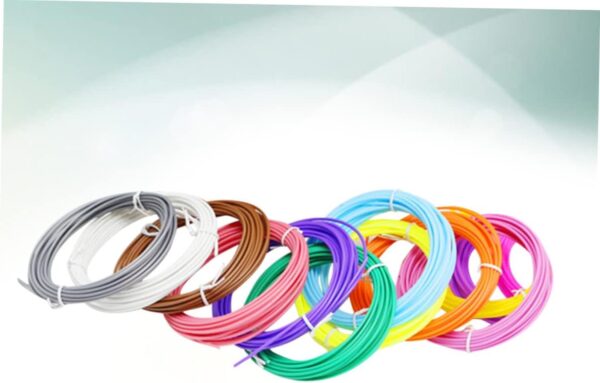 3D Printing Pen Filament Set Pctg Plastic 10 Assorted Colors 1.75mm for Boys and Girls and Educational Toys - Image 9