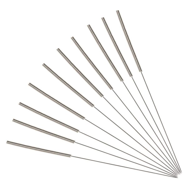 Aokin 13 Pcs 3D Printer Nozzle Cleaning Kit - 10 Pcs 0.4mm Needles Cleaner and 2 Pcs Tweezers Cleaner, Stainless Steel Nozzle Cleaning Tool Kit - Image 5