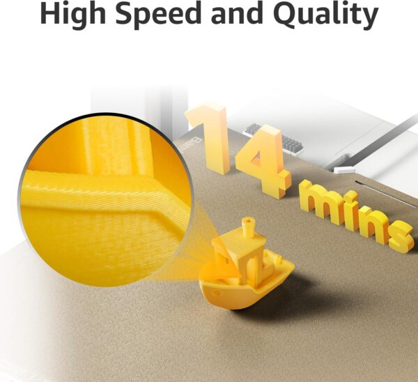 Bambu Lab A1 Mini 3D Printer, Support Multi-Color 3D Printing, Set Up in 20 Mins, High Speed & Precision, Full-Auto Calibration & Active Flow Rate Compensation, ≤48 dB Quiet FDM 3D Printers - Image 3