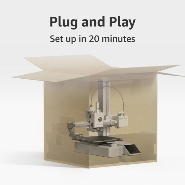 Bambu Lab A1 Mini 3D Printer, Support Multi-Color 3D Printing, Set Up in 20 Mins, High Speed & Precision, Full-Auto Calibration & Active Flow Rate Compensation, ≤48 dB Quiet FDM 3D Printers - Image 4