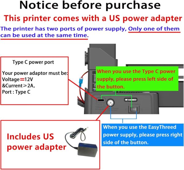 Portable 3D Printer - Compact FDM 3D Printer with Removable Build Plate, PLA & TPU Filament Compatibility, 0.4mm Nozzle, 100x100x100mm Build Volume, Easy-to-Use Design for Beginners - Image 5