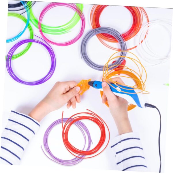 ABOOFAN 3D Pen Filament 1.75mm 3 Rolls Multifunction 3D Pen Consumables for Random Color - Image 8