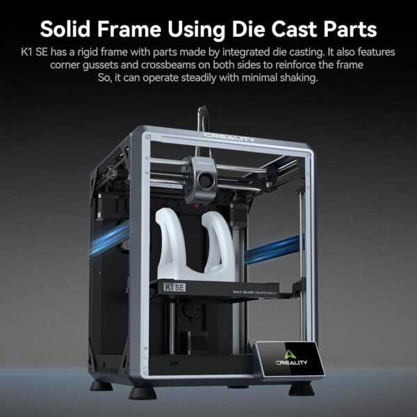 Creality K1 SE 3D Printer, 2024 New Version 600mm/s High-Speed Hands-Free Auto Leveling Flagship-Level Direct Extruder Quick-swap Tri-Metal Nozzle K1 Upgrade 3D Printer - Image 6