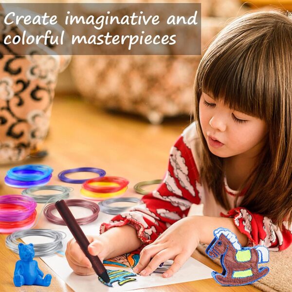 10pcs Printing Consumables 3d Pen Prints Filament Printing Accessories 3d Pen Filament Plastic 3d Pen Filament 3d Printer Filament Printing Supplies 3d Pen Filament - Image 5
