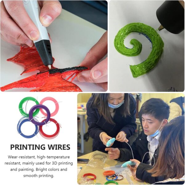 10pcs Printing Consumables 3d Pen Prints Filament Printing Accessories 3d Pen Filament Plastic 3d Pen Filament 3d Printer Filament Printing Supplies 3d Pen Filament - Image 6
