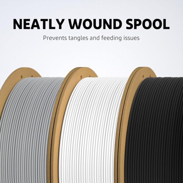 ELEGOO Matte PLA Filament Navy Blue 1KG, 1.75mm 3D Printer Filament Dimensional Accuracy +/- 0.02mm, 1kg Carboard Spool (2.2lbs) for Most FDM 3D Printers - Image 3