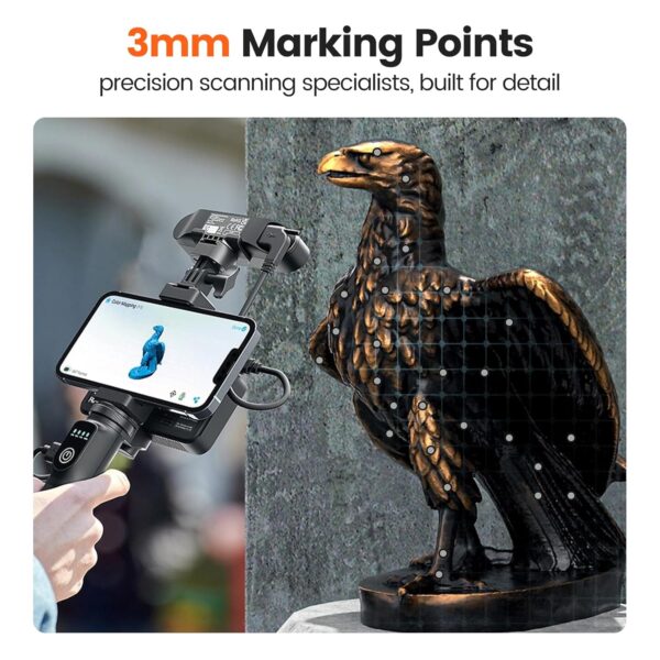 YOOPAI 6.0 mm 3D Scanning Markers for 3D Scanners, 3D Scanning Marker Dot Stickers, Diffuse Markers for 3D Scanners (10 Sheets of 500 dots) - Image 5
