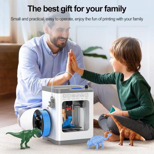 3D Printers Tina2 Basic, Fully Assembled and Auto Leveling 3D Printer for Beginners and Kids, Removable Magnetic Platform, High Precision Printing FDM Mini 3D Printer for Home and School - Image 8