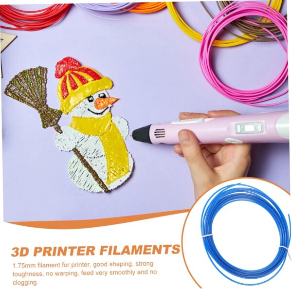 3D Pen Filament Abs Filament Refill 5m Assorted Colors 3D Printing Materials 3D Objects Random Color - Image 5