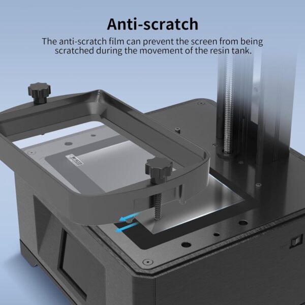 ANYCUBIC Screen Protector for Photon Mono 4/Mono 4 Ultra, 7 Inches Anti Scratch Film, 5pcs - Image 3