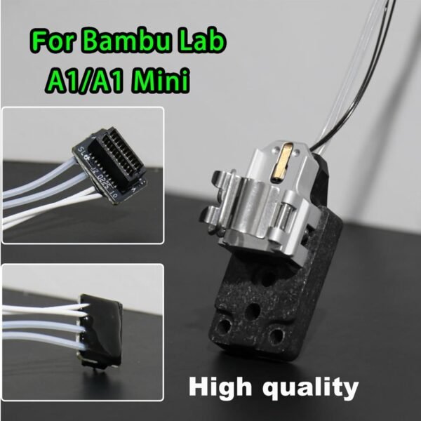 Hotend Heating Assembly for Bambu Lab A1/A1 Mini 3D Printer Hotend Heating Component Mounting Accessories,Contains Thermistor, Ceramic Heater, Base,Clip,Quick-Change Kit - Image 4