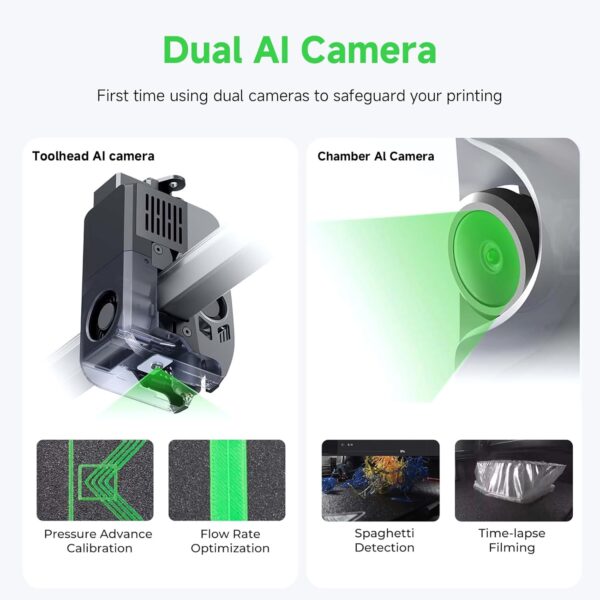 Creality K2 Plus Combo 3D Printer, Multicolor Printing Machine with 16 Colors, 600mm/s High-Speed Printing, Dual AI Camera for Monitoring, 350x350x350mm Build Volume& Filament System - Image 6