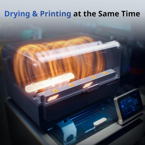 Anycubic 3D Printer Kobra S1 Combo, Multi-Color 3D Printer Max 600mm/s High Speed Printing High Precision, Works Right Out of Box Sealed Storage Intelligent Mult-Filament Drying 9.8"x9.8"x9.8" - Image 3