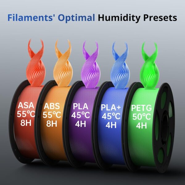Anycubic 3D Printer Kobra S1 Combo, Multi-Color 3D Printer Max 600mm/s High Speed Printing High Precision, Works Right Out of Box Sealed Storage Intelligent Mult-Filament Drying 9.8"x9.8"x9.8" - Image 4