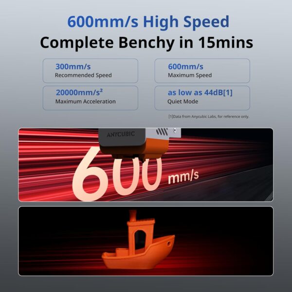 Anycubic 3D Printer Kobra S1 Combo, Multi-Color 3D Printer Max 600mm/s High Speed Printing High Precision, Works Right Out of Box Sealed Storage Intelligent Mult-Filament Drying 9.8"x9.8"x9.8" - Image 5