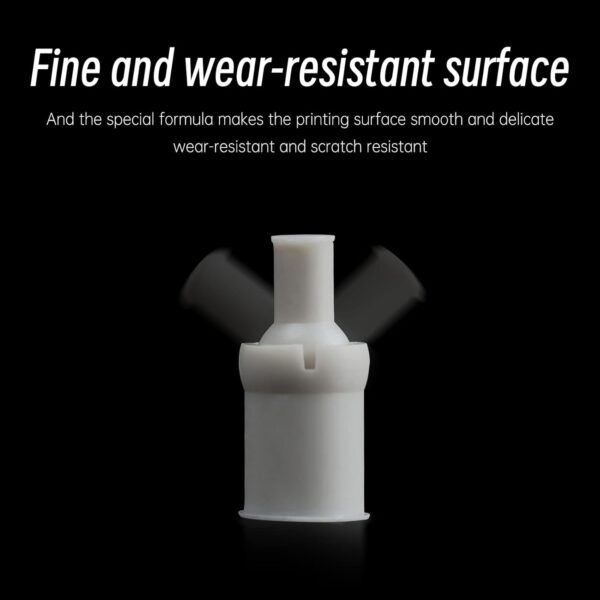 RESIONE Anti-Impact 3D Printer Resin – Nylon-Like, Tough and Wear-Resistant 3D Printing Liquid for High-Precision LCD/MSLA/DLP 3D Printing (White-Grey, 1KG) - Image 5