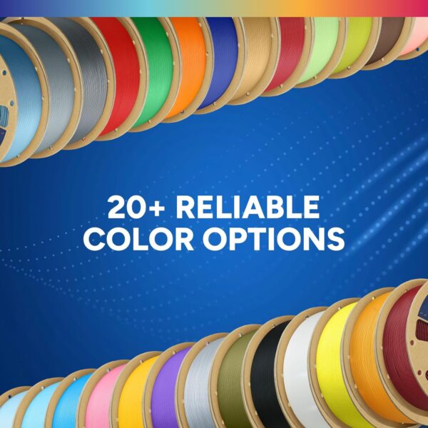 OVERTURE PLA Plus (PLA+) Filament 1.75mm, Stronger & More Durable, Professional Toughness 3D Printer Filament 1kg (2.2lbs), High Precision +/- 0.02mm, Tangle-Free (Black) - Image 5