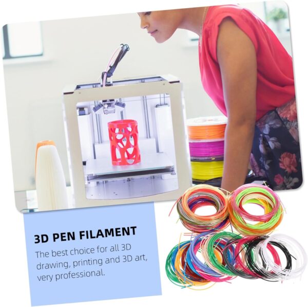 3D Pen Filament Refills 40 Rolls Filament Bundle High Purity for 3D Printer - Image 7
