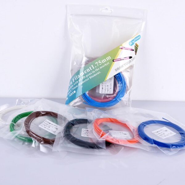 20 Colors 3D Pen Filament 1.75mm PCL Each Color 16.4 Feet 3D Pen Filament Refills 3D Printing Pen Refills High - Image 5