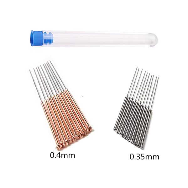 3D Printer Nozzle Cleaning Kit 10pcs 0.4mm,10pcs 0.35mm Needles and 2pcs Tweezers Cleaner Tool 3D Printer Parts, Stainless Steel Nozzle Cleaning Tool Kit, 3D Printer Cleaning Needles¡­ - Image 3