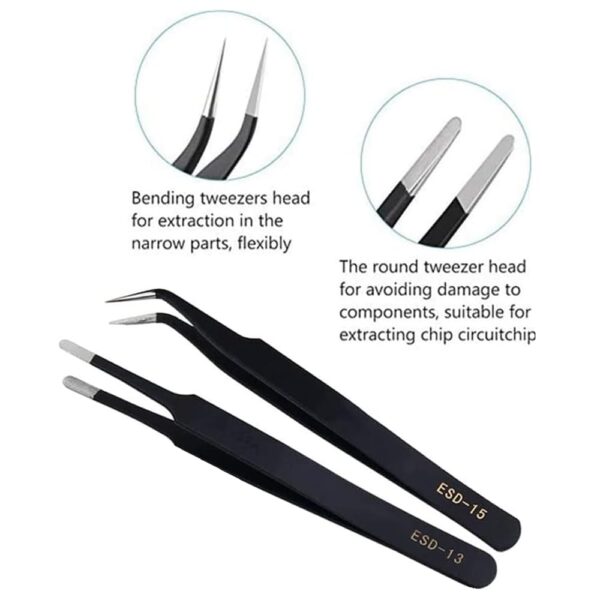 3D Printer Nozzle Cleaning Kit 10pcs 0.4mm,10pcs 0.35mm Needles and 2pcs Tweezers Cleaner Tool 3D Printer Parts, Stainless Steel Nozzle Cleaning Tool Kit, 3D Printer Cleaning Needles¡­ - Image 4