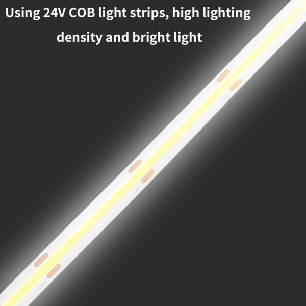 Led Light Strip for Bambu Lab A1 3D Printer Accessories 24V COB Light Bar Kit, Fill Light Ra95 24V Super Bright, Plug and Play Set, Flexible High Density Uniform Light (for BambuLab A1) - Image 3