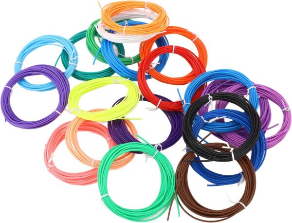 3D Printing Pen Filament 1.75mm | Low Temp PCL Material for Young Users/DIY/Crafts | 20 Vibrant Colors, Smooth & Non - Clogging | Trusted & Eco - Friendly Refill - Image 6