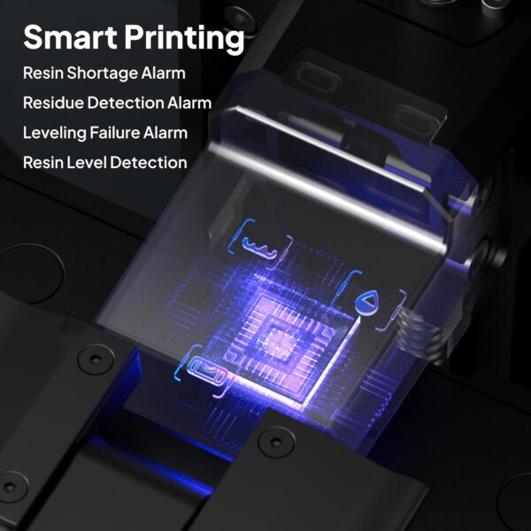 ELEGOO Saturn 4 Ultra 16K Resin 3D Printer with 10" 16K Mono LCD and Flip-up Lid, Smart Tank Heating at 30?, 150mm/h High Speed Printing, Large Printing Size of 8.33x4.66x8.66 Inches - Image 6