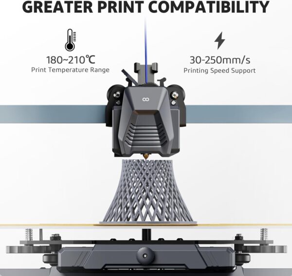 ELEGOO PLA PRO Filament 1.75mm Green 1KG, 30-250mm/s Printing Speed Improved Rigidity 3D Printer Filament Dimensional Accuracy +/- 0.02mm, 1kg Spool (2.2lbs) - Image 3