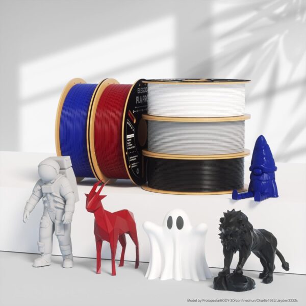 ELEGOO PLA PRO Filament 1.75mm Green 1KG, 30-250mm/s Printing Speed Improved Rigidity 3D Printer Filament Dimensional Accuracy +/- 0.02mm, 1kg Spool (2.2lbs) - Image 8