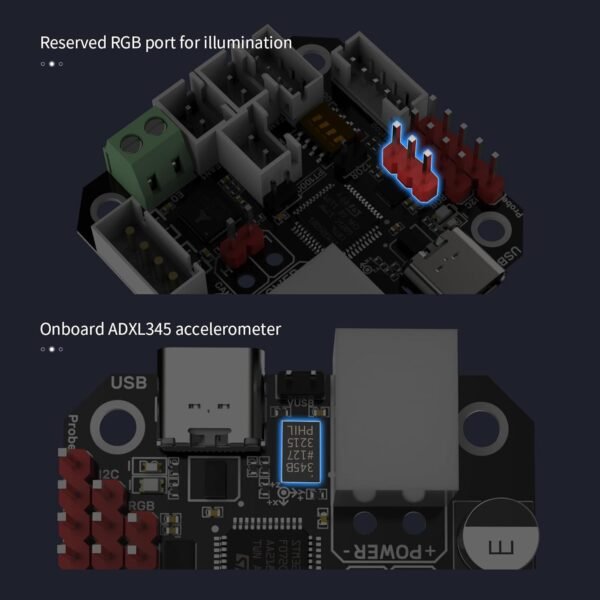BIGTREETECH EBB42 CAN Bus Toolboard with MAX31865, Extruder Breakout Borad for Nema 17 42mm Stepper Motor, Adaptor Board for Connecting Klipper Expansion Device - Image 4