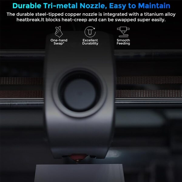 Creality K1 SE 3D Printer, with 600 mm/s Printing Speed CoreXY Auto Leveling and Z-Offset, 300℃ Dual-Gear Direct Extruder Full Metal Die Cast Upgraded K1, Printing Size 8.66x8.66x9.84 inch - Image 4