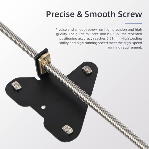 Creality 3D Printer Ender 3 Dual Z-axis Upgrade Kit with Lead Screw, Metal Power Supply Holder and Stepper Motor, 3D Printers Dual Screw Rod Upgrades Kit for Ender 3, Ender 3 Pro, Ender 3 V2 - Image 4