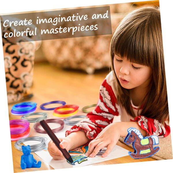 LIFKOME 10pcs High Temperature Printing Pen Filament Colors for Smooth Printing and Creative Projects for Art and Craft Enthusiasts - Image 3