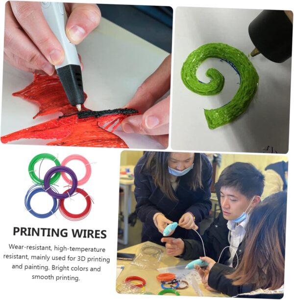 LIFKOME 10pcs High Temperature Printing Pen Filament Colors for Smooth Printing and Creative Projects for Art and Craft Enthusiasts - Image 5