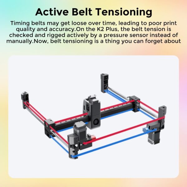 Creality K2 Plus Combo 3D Printer, Multi Color Printing with CFS, 600mm/s Print Speed, Step-servo Motor System 350℃ High-Temp Direct Drive Extruder Build Volume 13.78x13.78x13.78 inch - Image 9