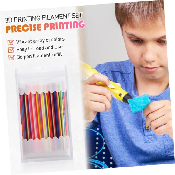 Cabilock Pen Filament Replacements 110pcs Assorted Colors 2.5mm Precision Safe Low-Temperature Multi Filament - Image 3