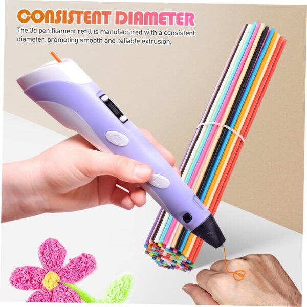 Cabilock Pen Filament Replacements 110pcs Assorted Colors 2.5mm Precision Safe Low-Temperature Multi Filament - Image 8