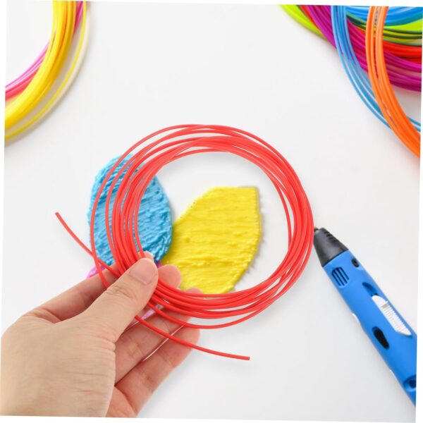 STOBAZA 3 Rolls Pen Filament Refills Printing Materials Versatile Replacement Filaments for Pens Random Colors for Creative Projects - Image 8
