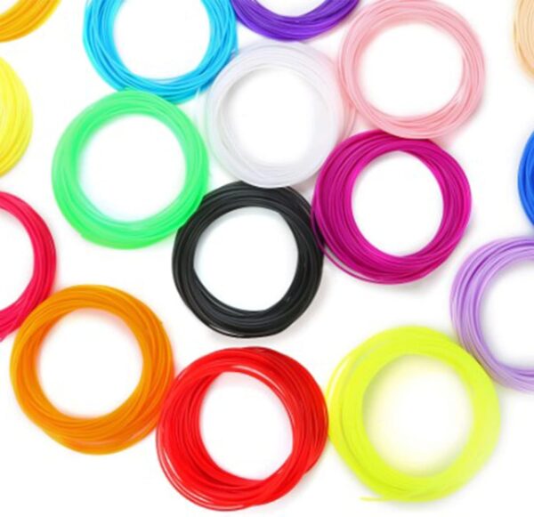 3D Pen Pla Filament Refill, 20 Rolls Bright Colors Pen Filament 3D Replacement Pen Refills, 10.9yd Per Roll - Image 7