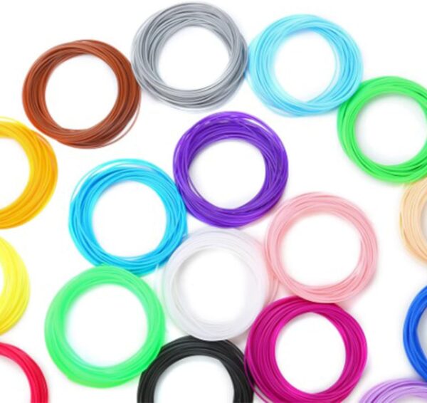 3D Pen Pla Filament Refill, 20 Rolls Bright Colors Pen Filament 3D Replacement Pen Refills, 10.9yd Per Roll - Image 8