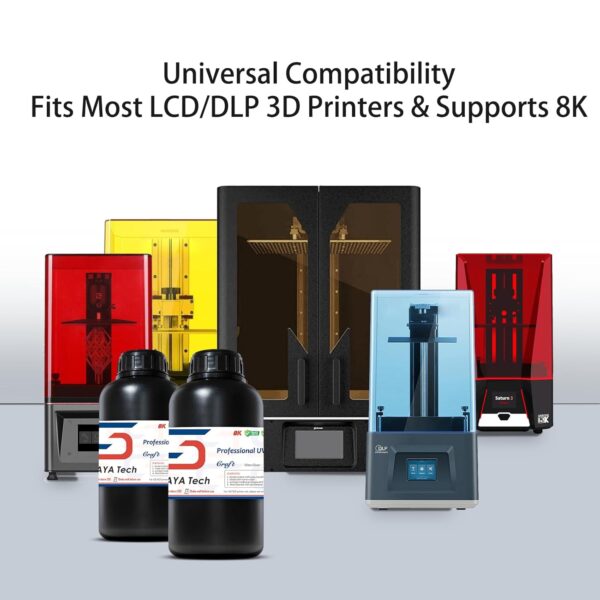 Siraya Tech Craft Ultra-Clear 3D Printer Resin - High Transparency, Non-Yellowing, 405nm Rapid Curing for LCD/DLP/8K 3D Printers, Designed for Craft Projects (1kg, High Clear) - Image 6