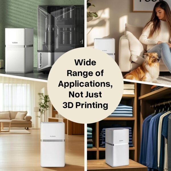 ELEGOO Marsmate Air Purifier, Large Size, Ultra-Quiet, Compatible with Saturn 4 Ultra/Saturn 4/ Saturn 3 Ultra/Saturn 2/ Mars 5 3D Printers - Image 6