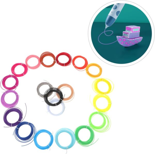 Pcs d Printing Pen Filament Pla Plastic Filaments for Bright Practical High Compatibility Smooth Printing - Image 4