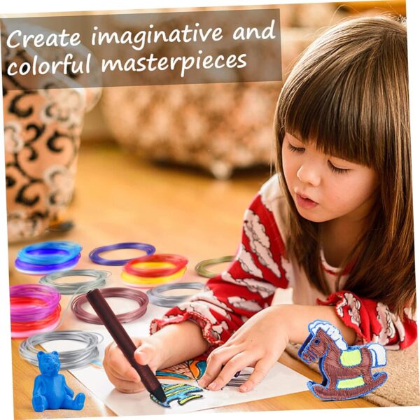 Pcs d Printing Pen Filament Pla Plastic Filaments for Bright Practical High Compatibility Smooth Printing - Image 5