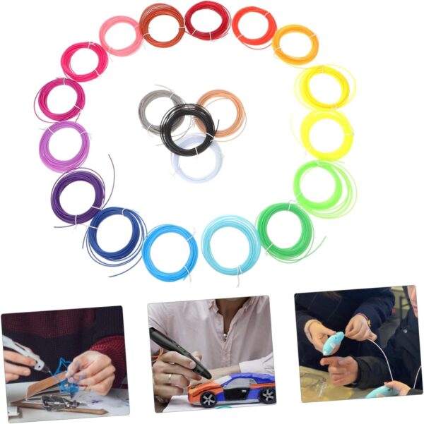 Pcs d Printing Pen Filament Pla Plastic Filaments for Bright Practical High Compatibility Smooth Printing - Image 6