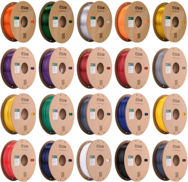 eSUN PETG Filament 1.75mm, 3D Printer Filament PETG, Dimensional Accuracy +/- 0.05mm, 1KG Spool (2.2 LBS) 3D Printing Filament for 3D Printers, Solid Black - Image 8